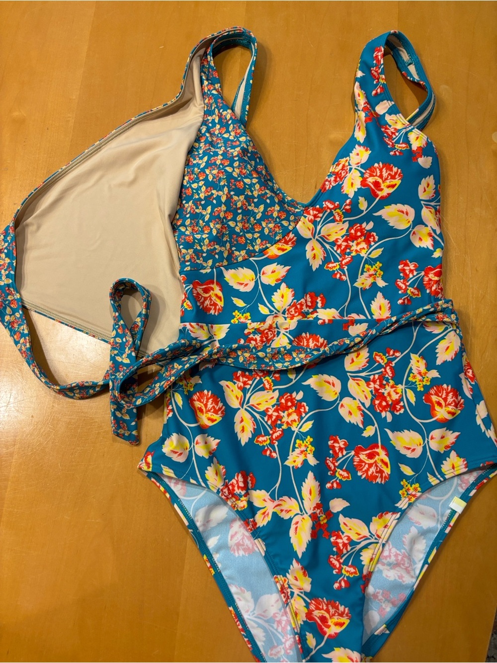 Summersalt x DVF The Perfect Wrap Swimsuit 4 Long Torso - Picture 7 of 12